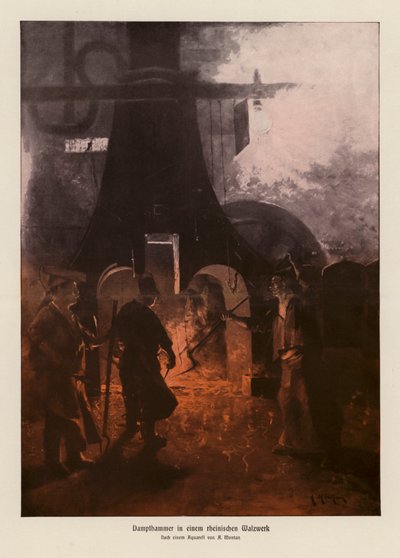 Marteau-pilon dans une aciérie allemande - Anders Montan