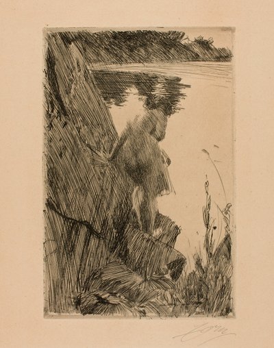 Baigneur (Soir) III - Anders Leonard Zorn