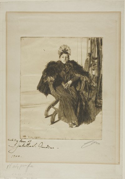 Isabella Gardener - Anders Leonard Zorn
