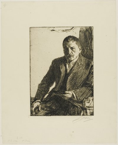 Autoportrait 1904 II - Anders Leonard Zorn