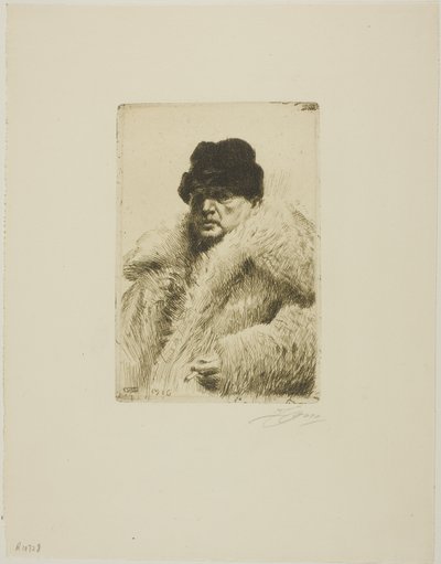 Autoportrait 1916 - Anders Leonard Zorn