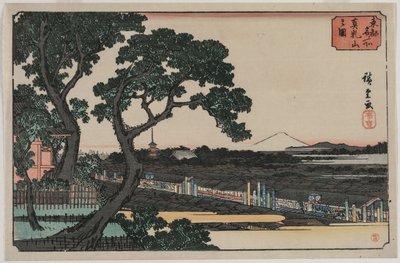 Image de Matsuchiyama..., fin des années 1830 ou début des années 1840 - Ando Hiroshige