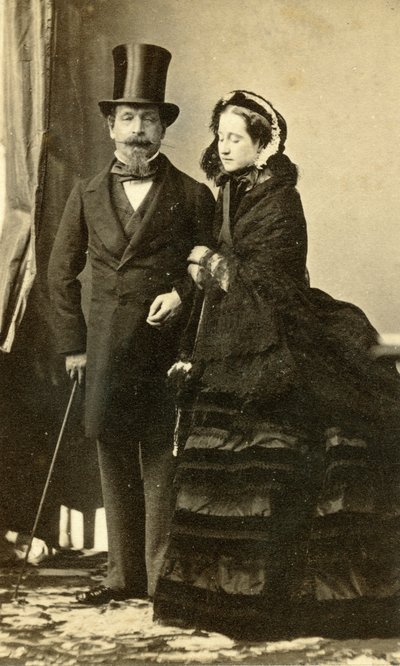 Emperor Napoléon III and Empress Eugénie - Andre Adolphe Eugene Disderi