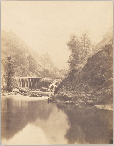 Paysage avec cascade - André Giroux
