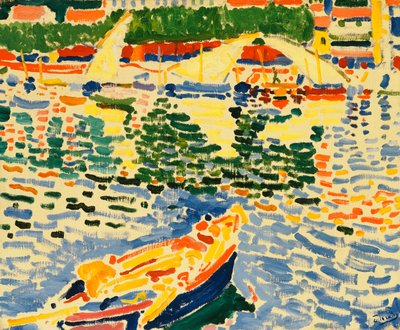 Bateaux au port de Collioure, vers 1905 (huile sur toile) - Andre Derain