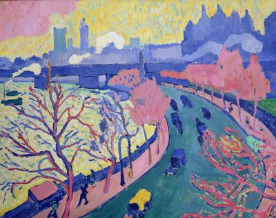 Pont de Charing Cross, vers 1906 (huile sur toile) - Andre Derain