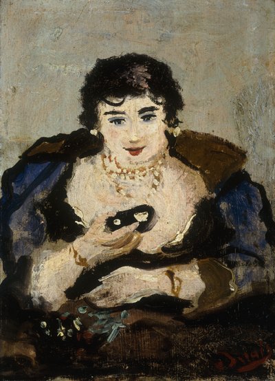 Femme au Theatre - Andre Derain