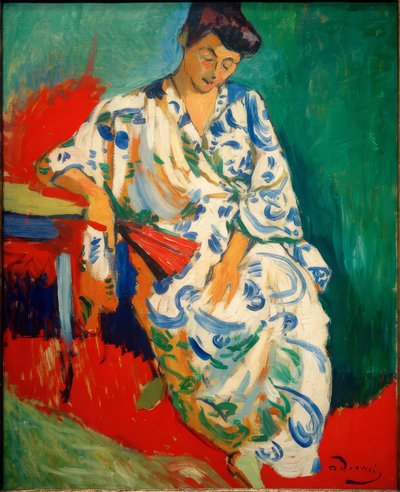 La Femme au châle, Madame Matisse au kimono - Andre Derain