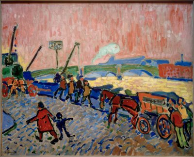 Les Bords de la Tamise (Les Quais de la Tamise) - Andre Derain