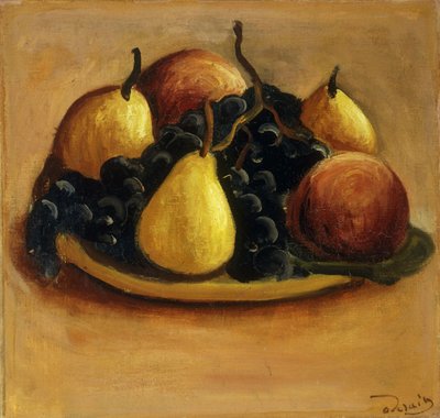Pears, Peaches and Grapes ; Poires, Peches et Raisins - Andre Derain