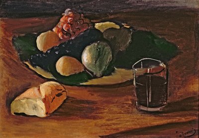 Nature morte avec un verre de vin, vers 1932 (huile sur toile) - Andre Derain