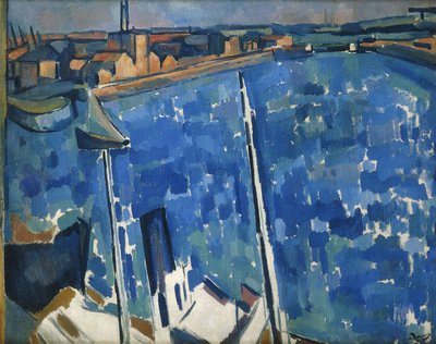 The Harbour; Le Havre, c.1906-7 (oil on canvas) - Andre Derain