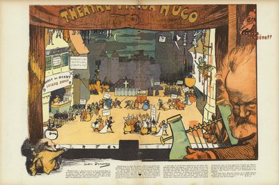 Centenaire de la naissance de Victor Hugo, illustration pour Le Rire - Andre Devambez