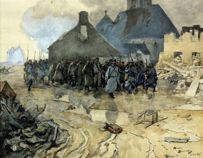 Première guerre mondiale : retour de la patrouille, juillet 1915 - Andre Devambez