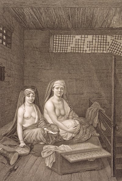 Les danseurs publics, du Volume II Costumes et Portraits de 