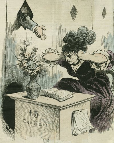 Augmentation de la taxe sur le papier pour régler la dette de la guerre de 1870. dans "L