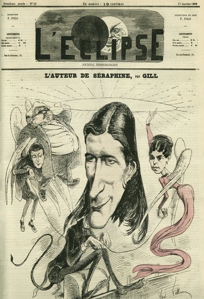 Victorien Sardou (1831-1908), dramaturge français. Couverture dans « L