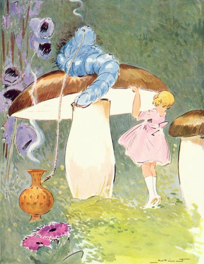 Alice et la Chenille, illustration de 