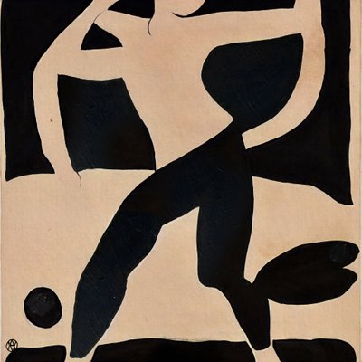 Figure abstraite dynamique - André Viana