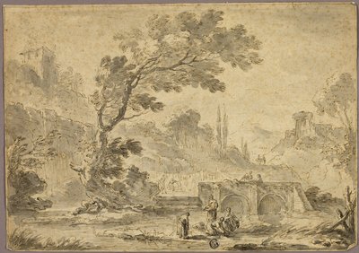 Lavandières au bord d