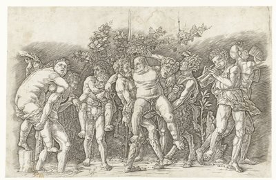 Bacchanale avec Silène - Andrea Mantegna