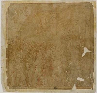 Étude pour les Triomphes de Jules César : Toile n° I - Andrea Mantegna