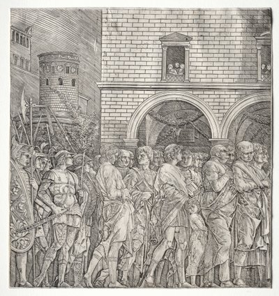 Les Triomphes de César : Les Sénateurs, 1400s - Andrea Mantegna