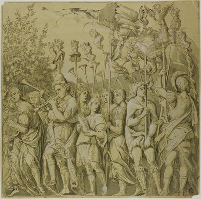 Triomphes de Jules César : Toile n° VII - Andrea Mantegna