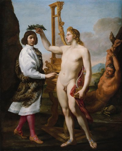 Marcantonio Pasqualini 1614-1691 Couronné par Apollon - Andrea Sacchi