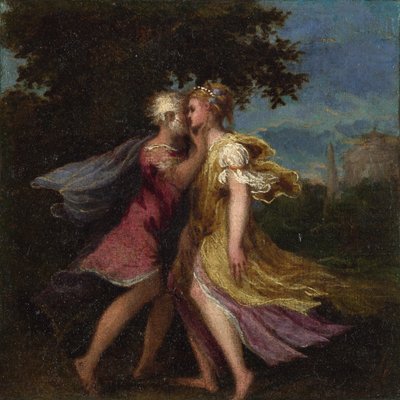 Jupiter séduisant Callisto - Andrea Schiavone