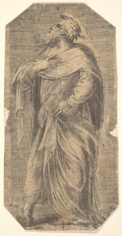 Saint Jude tourné à gauche, livre sous le bras gauche, de 