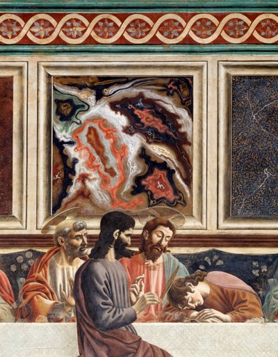 La Cène (détail) - Andrea del Castagno