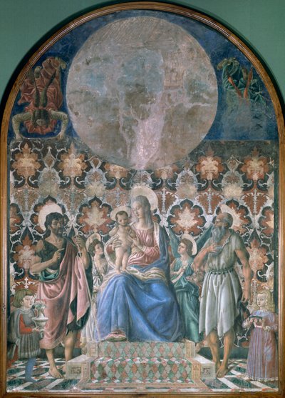 Madone et enfant avec anges, vers 1443 - Andrea del Castagno