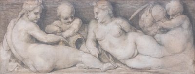 Scène avec des figures dans le style classique - Andrea del Sarto