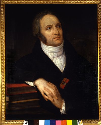 Portrait de Vincenzo Monti (1754 - 1828), poète italien. Peinture d