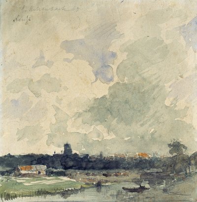 Vue de Neuss - Andreas Achenbach