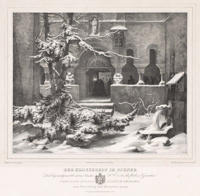 Cimetière sous la neige - Andreas Borum