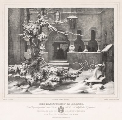 Cimetière sous la neige - Andreas Borum