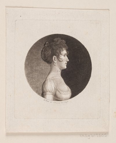 Portrait de femme inconnu - Andreas Flint