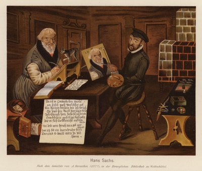 Hans Sachs, meistersinger, poète et dramaturge allemand - Andreas Herneisen