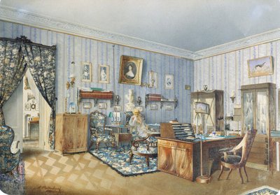 Intérieur, 1860 - Andrei Alexeevich Redkovsky