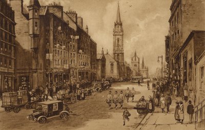 Édimbourg : High Street, en direction de l
