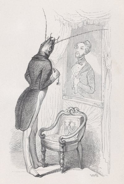 Un insecte très bien mis et une belle danseuse de Scènes de la vie privée et publique - Andrew Best Leloir