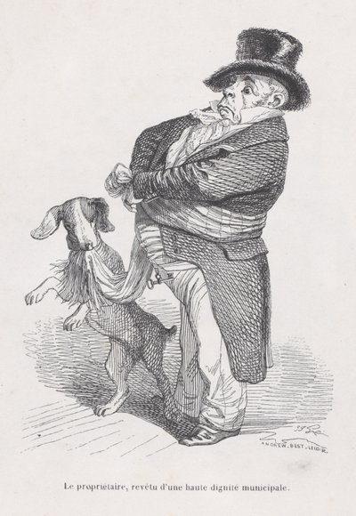 Le Propriétaire des Scènes de la vie privée et publique des animaux - Andrew Best Leloir