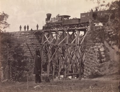 Pont sur le Chemin de Fer Orange et Alexandria, Réparé par les Ingénieurs de l