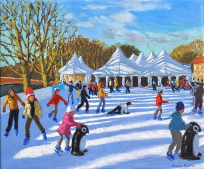Matin lumineux, patinoire du palais de Hampton Court, Londres, 2018 - Andrew Macara