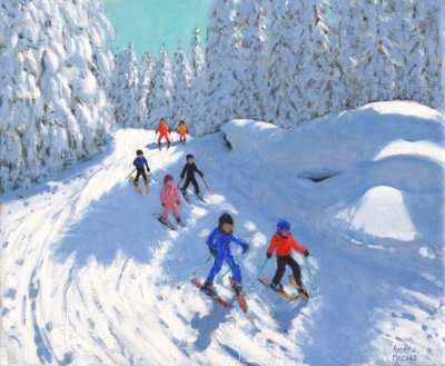 Descente de la piste, Courchevel - Andrew Macara