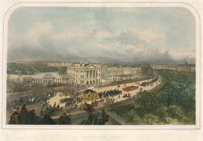 Parade passant devant Apsley House, Hyde Park Corner, Piccadilly, Londres - Andrew Maclure