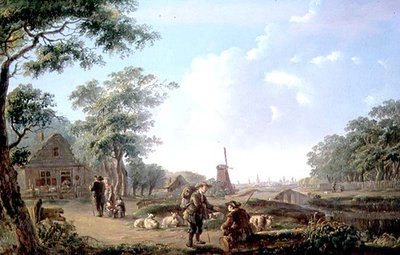 Figures rustiques à la périphérie d
