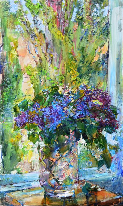 Nature morte aux lilas de printemps - Andrii Kutsachenko